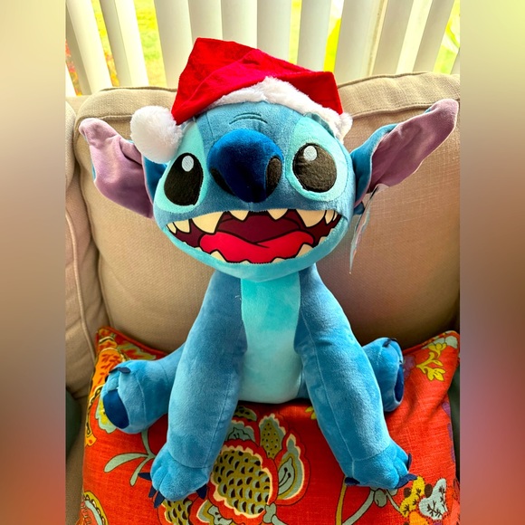 Disney Christmas Stitch Plush - Picture 1 of 3